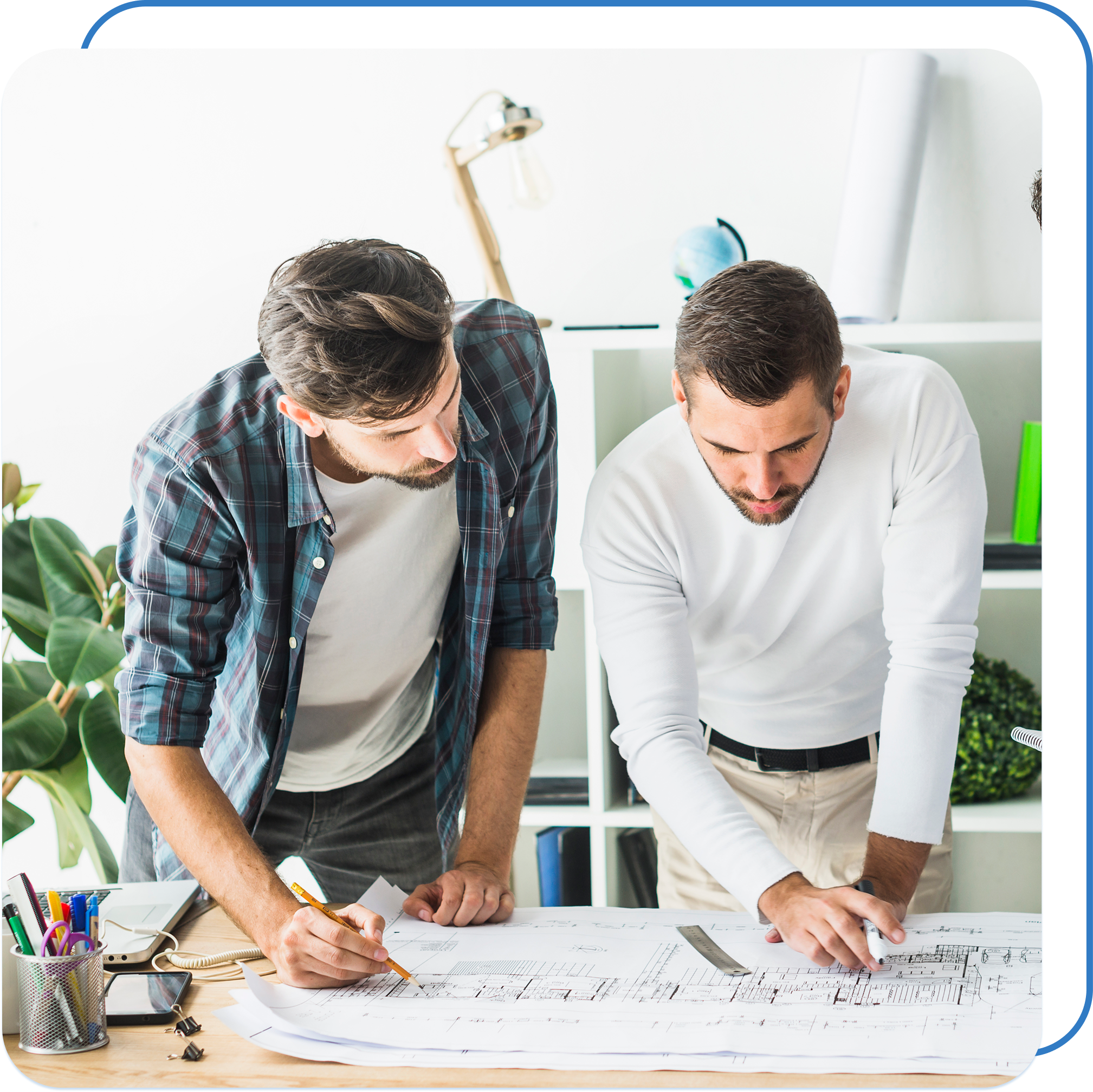 Construction virtual assistant support for estimation, design, and takeoff services