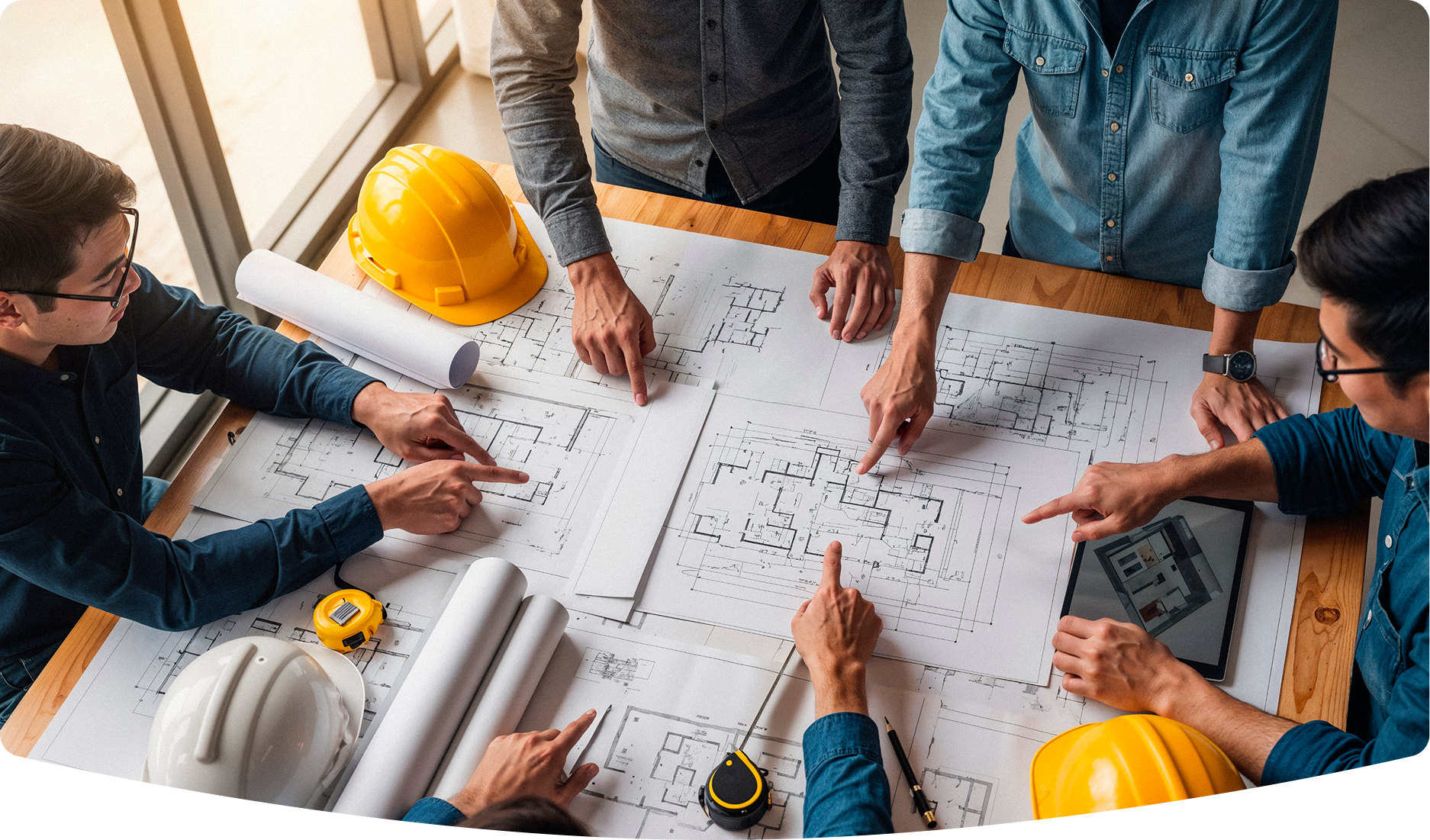 Virtual construction assistant support for estimation, design, and takeoffs.